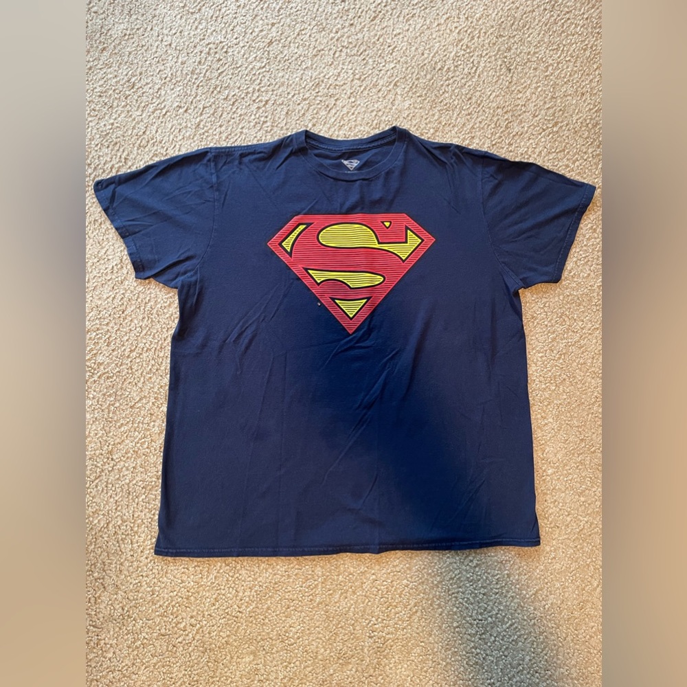 DC Comics Superman Striped Logo T-Shirt
